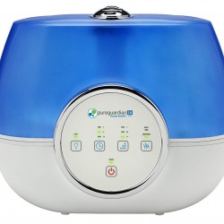 Pure Guardian H4810AR Ultrasonic Warm and Cool Mist Humidifier, 120 Hrs. Run Time, 2 Gal. Tank, 600 Sq. Ft. Coverage, Large Rooms, Quiet, Filter Free, Treated Tank Resists Mold, Essential Oil Tray