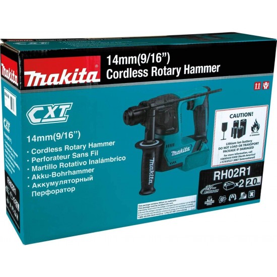 Makita RH02R1 2.0Ah 12V max CXT Lithium-Ion Cordless 9/16