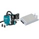 Makita XCV10ZX 18V X2 LXT Lithium-Ion (36V) Brushless Cordless 1/2 Gallon HEPA Filter Backpack Dry Dust Extractor, AWS Capable, Tool Only with 2, 123636-9 HEPA Filters