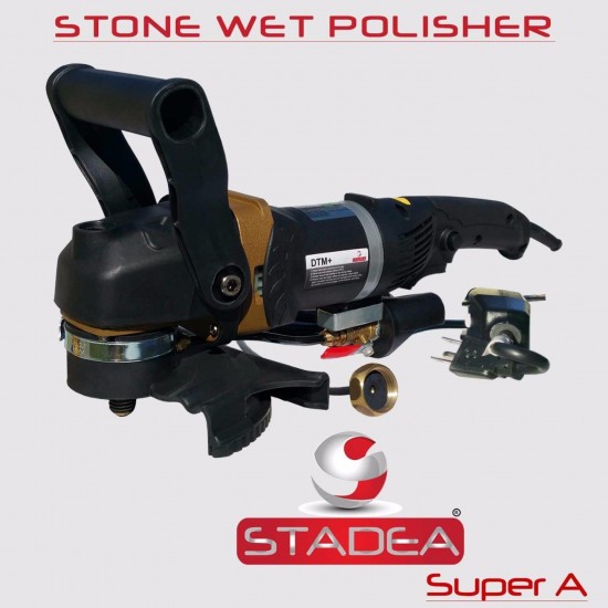 Stadea SWP112K Concrete Countertop Polishing Tools Package - Wet Polisher, Concrete Grinding Wheel, Concrete Polishing Pads Kit for Concrete Countertop Polishing