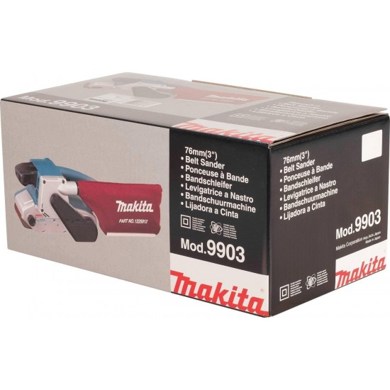 Makita 9903 8.8 Amp 3-Inch-by-21-Inch Variable Speed Belt Sander with Cloth Dust Bag