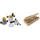 DEWALT DW618PK 12-AMP 2-1/4 HP Plunge and Fixed-Base Variable-Speed Router Kit with Irwin Tools 1901049 Marples Master Router Bit Set (30 Piece)