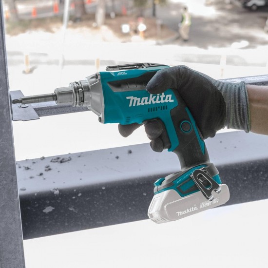 Makita XSF04Z 18V LXT Lithium-Ion Brushless Cordless 2, 500 Rpm Drywall Screwdriver, Tool Only