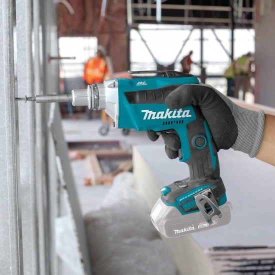 Makita XSF04Z 18V LXT Lithium-Ion Brushless Cordless 2, 500 Rpm Drywall Screwdriver, Tool Only