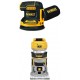 DEWALT 20V MAX Brushless Orbital Sander with Cordless Router, Tools Only (DCW210B & DCW600B)