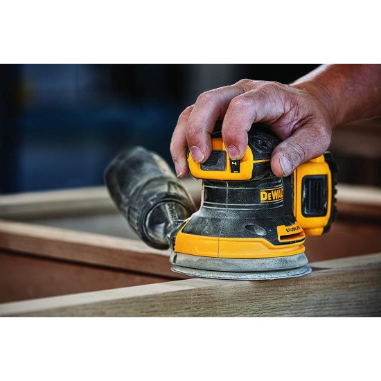 DEWALT 20V MAX Brushless Orbital Sander with Cordless Router, Tools Only (DCW210B & DCW600B)