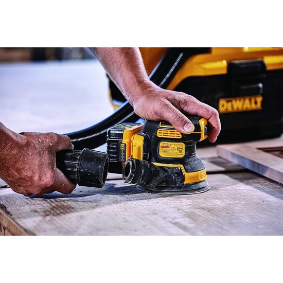 DEWALT 20V MAX Brushless Orbital Sander with Cordless Router, Tools Only (DCW210B & DCW600B)