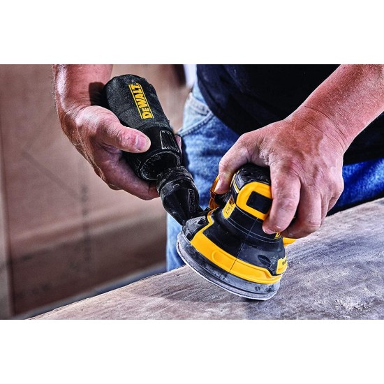 DEWALT 20V MAX Brushless Orbital Sander with Cordless Router, Tools Only (DCW210B & DCW600B)