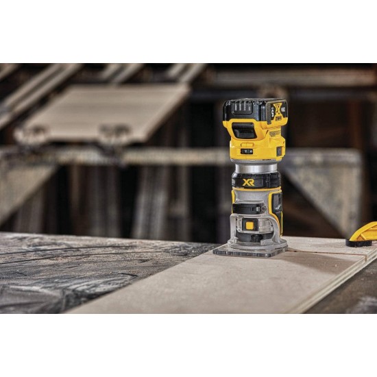 DEWALT 20V MAX Brushless Orbital Sander with Cordless Router, Tools Only (DCW210B & DCW600B)