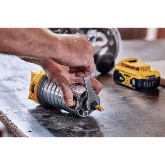 DEWALT 20V MAX Brushless Orbital Sander with Cordless Router, Tools Only (DCW210B & DCW600B)