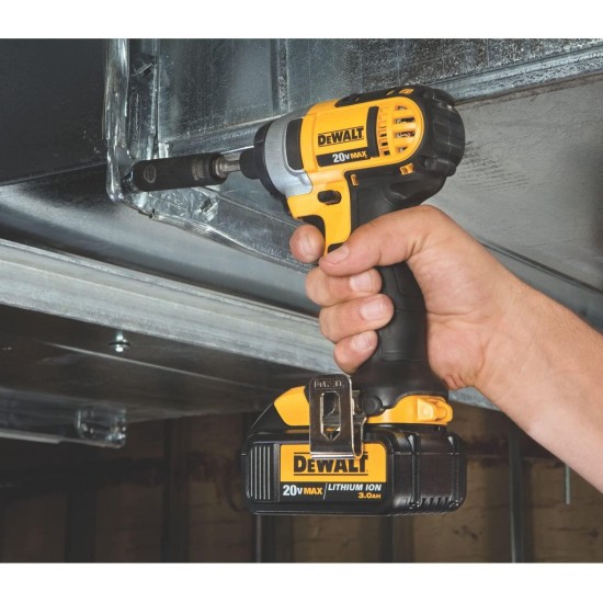 DEWALT DCK290L2 20-Volt MAX Li-Ion 3.0 Ah Hammer Drill and Impact Driver Combo Kit and DEWALT DCS380B 20-Volt MAX Li-Ion Reciprocating Saw, Bare Tool