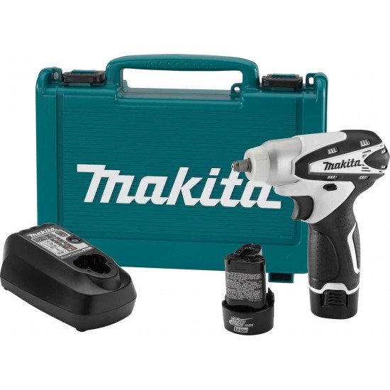 Makita WT01W 12V max Lithium-Ion Cordless 3/8 Inch Impact Wrench Kit (Discontinued by Manufacturer)