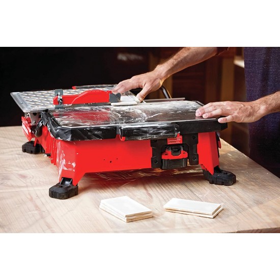 CRAFTSMAN 20V MAX Table Saw, Compact Sliding, Top Tile, 7-Inch (CMCS4000M1)