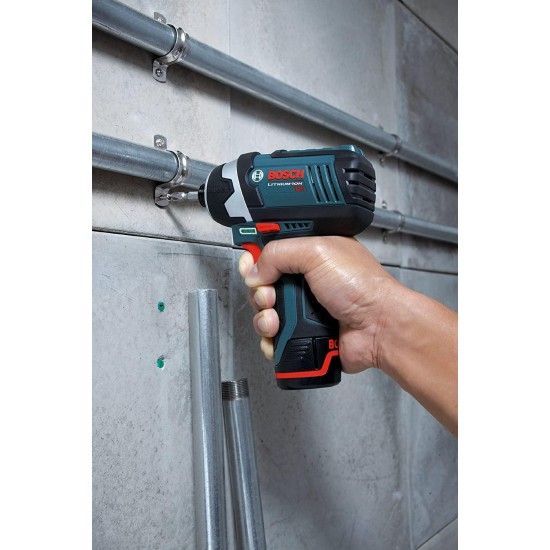 Bosch CLPK22-120 12V 2-Tool Combo Kit (Drill/Driver and Impact Driver) with 12V Max Lithium-Ions 6.0 Ah Battery