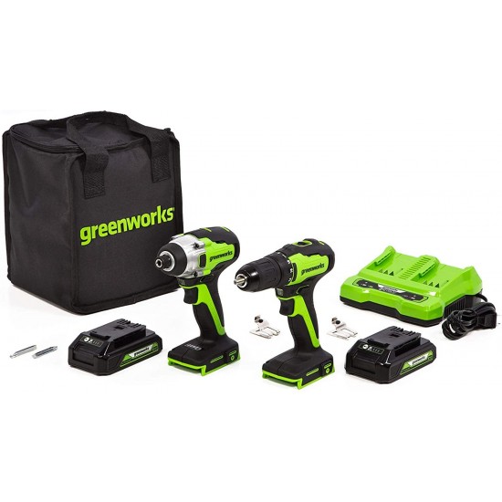 Greenworks CK24L220 Powertools Power Tools, Green