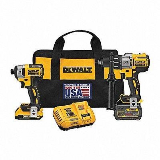 DEWALT Cordless Combo Kit 20.0/60.0 V 2 Tools