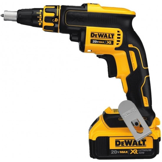 DEWALT 20V MAX XR Drywall Screw Gun, Brushless, 4.0-Amp Hour (DCF620M2)