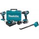 Makita XT269M 18V LXT Lithium-Ion Brushless Cordless 2-Pc. Combo Kit (4.0Ah) & Makita DUB183Z 18V LXT Lithium-Ion Cordless Floor Blower, Tool Only