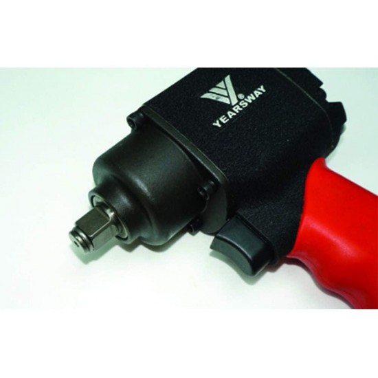 YEARSWAY AIR Tool YIW-1202 Pneumatic Mini Impact Wrench 1/2 inch 11,000 RPM