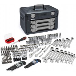 GEARWRENCH Mechanics Tool Set in 3 Drawer Storage Box, 232 Piece