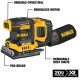 DEWALT 20V MAX XR Palm Sander, Sheet, Variable Speed, 5-Ah Battery, 1/4-Inch (DCW200P1)