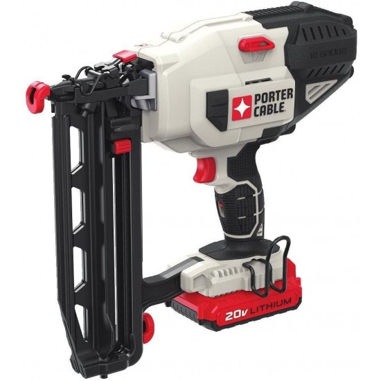 PORTER-CABLE 20V MAX Finish Nailer, Straight, 16GA (PCC792LA)