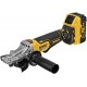 DEWALT DCG413FR2 20V Max XR 5In. Flathead Paddle Switch Small Angle Grinder with Kickback Brake Kit