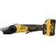 DEWALT DCG413FR2 20V Max XR 5In. Flathead Paddle Switch Small Angle Grinder with Kickback Brake Kit