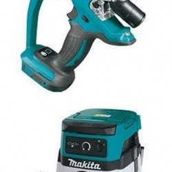 Makita XDS01Z 18V LXT Cut-Out Saw (Tool Only) & XCV04Z 18V X2 LXT (36V) 2.1 Gallon HEPA Filter Dry Dust Extractor/Vacuum