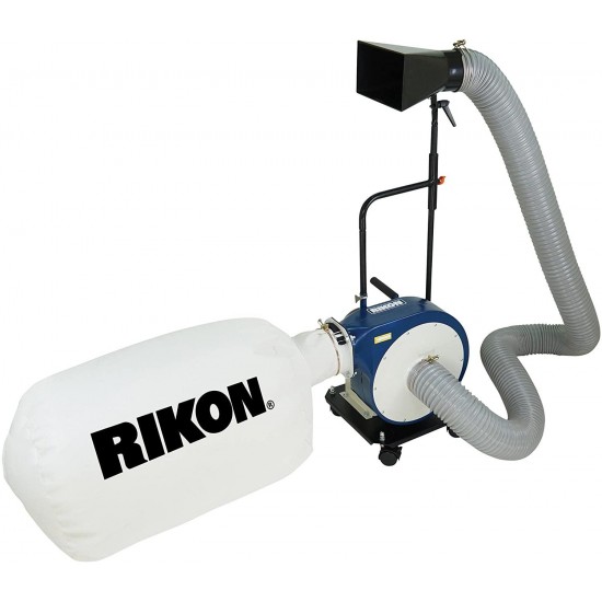 Rikon Portable Dust Collector with Wall Mount