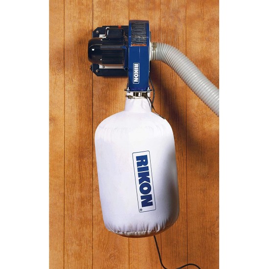 Rikon Portable Dust Collector with Wall Mount