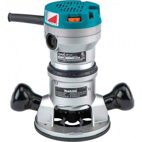 Makita 2-1/4 HP Router Kit, Teal (RF1101KIT2)