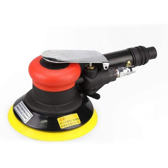 Pneumatic Tool Industrial Hand Tools Pneumatic Vacuum Grinding Machine, 5-inch Sandpaper Machine High Speed with Vacuum Function