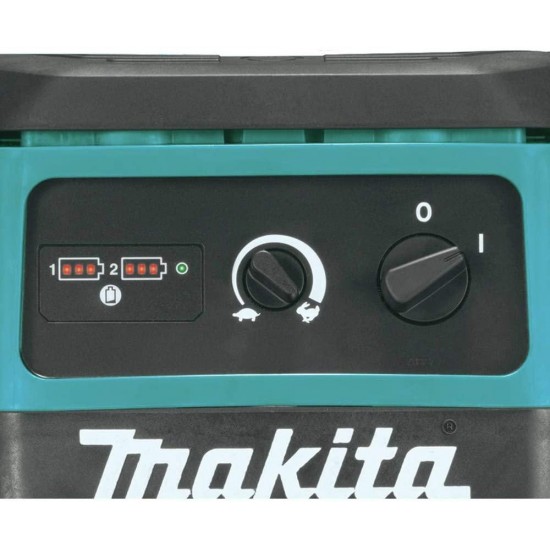 Makita XCV13Z 18V X2 LXT Lithium-Ion (36V) Cordless/Corded 4 Gallon HEPA Filter Dry Dust Extractor/Vacuum, Tool Only