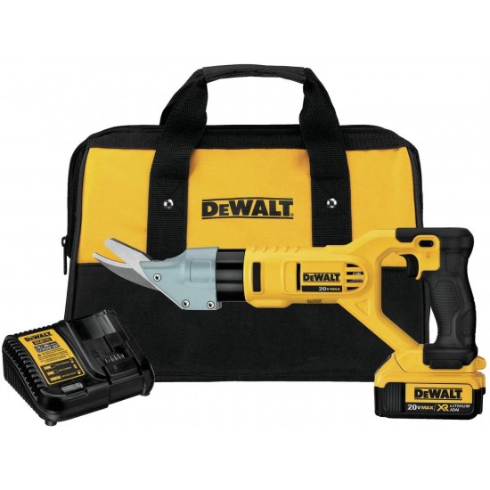 DEWALT DCS498M1 20V MAX Cordless Fiber Cement Shears Kit