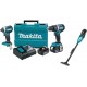 Makita XT269M 18V LXT Lithium-Ion Brushless Cordless 2-Pc. Combo Kit (4.0Ah) & Makita XLC02ZB 18V LXT Lithium-ion Cordless Vacuum, Tool Only