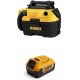 DEWALT DCV581H 18/20-Volt MAX Cordless/Corded Wet-Dry Vacuum with 20V Max Premium XR Li-Ion Battery Pack