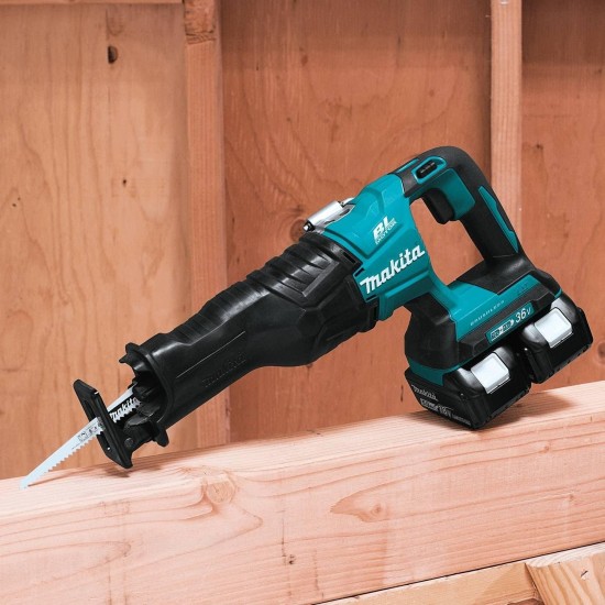 Makita XRJ06PT 18V x2 LXT Lithium-Ion (36V) Brushless Cordless Recipro Saw Kit (5.0Ah)