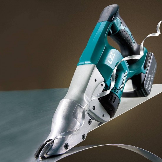 Makita XSJ01T 18V LXT Lithium-Ion Cordless 18 Gauge Straight Shear Kit (5.0Ah),