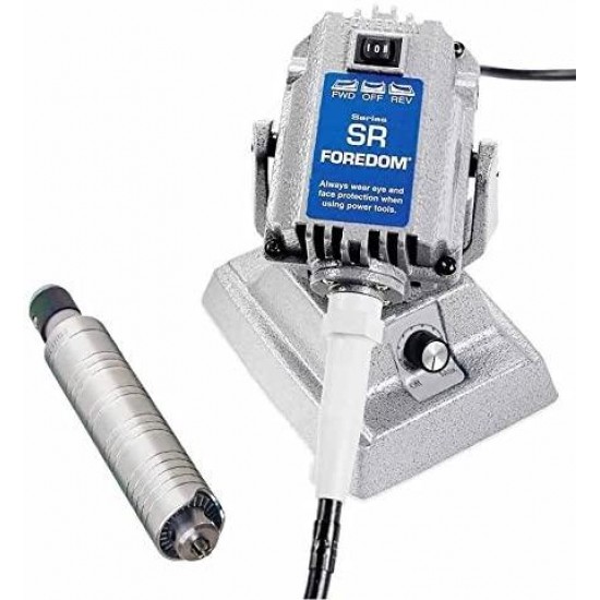 Foredom SR Flex Shaft Bench Motor with Built-in Dial Control M.SRM & H.30 HDP