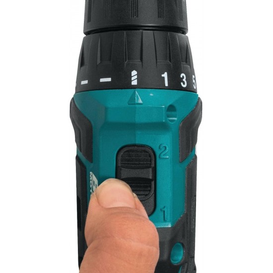 Makita FD07R1 12V MAX CXT Lithium-Ion Brushless Cordless Driver-Drill Kit, 3/8