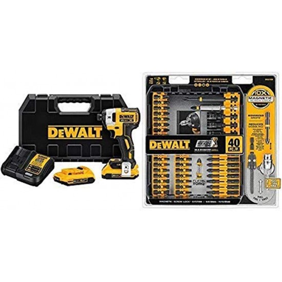 DEWALT DCF887D2 20V MAX XR Li-ion 2.0 Ah Brushless 0.25