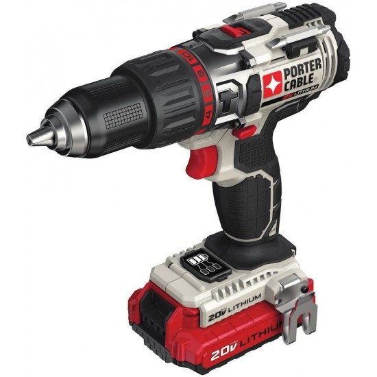 PORTER-CABLE 20V MAX Hammer Drill, Tool Only (PCC620LB)