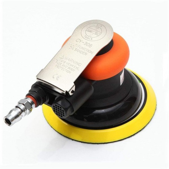 Pneumatic Tool Industrial Hand Tools Pneumatic Grinding Machine, High Speed Low Noise Light Sandpaper Machine, 5-inch Disc Polishing Sand Machine