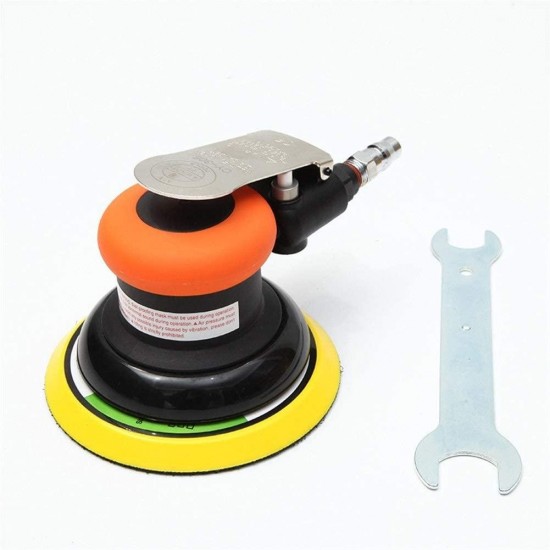 Pneumatic Tool Industrial Hand Tools Pneumatic Grinding Machine, High Speed Low Noise Light Sandpaper Machine, 5-inch Disc Polishing Sand Machine