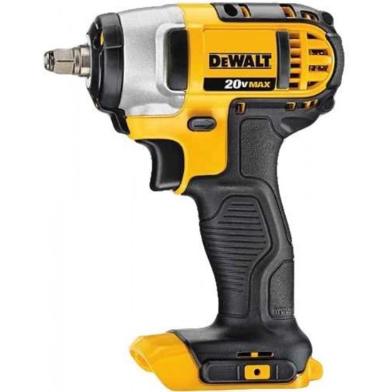 DEWALT 20V MAX Cordless Impact Wrench with Hog Ring, 3/8-Inch with Battery Pack & Charger, 3-Ah (DCF883B & DCB230C)