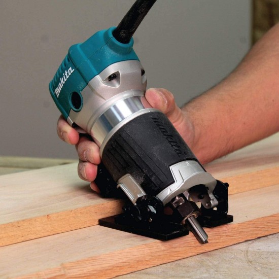 Makita RT0701CX3 1-1/4 HP Compact Router Kit, Teal