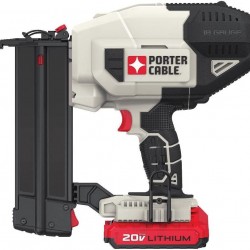 PORTER-CABLE 20V MAX Cordless Brad Nailer Kit, 18GA (PCC790LA)