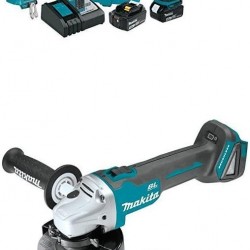 Makita XT267T 18V LXT Lithium-Ion Brushless Cordless 2-Pc. Combo Kit (5.0Ah) with XAG04Z 18V LXT Lithium-Ion Brushless Cordless 4-1/2” / 5