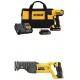 Dewalt DCD771C2 20V MAX Cordless Lithium-Ion 1/2 inch Compact Drill Driver Kit and Reciprocating Saw, Bare Tool Only